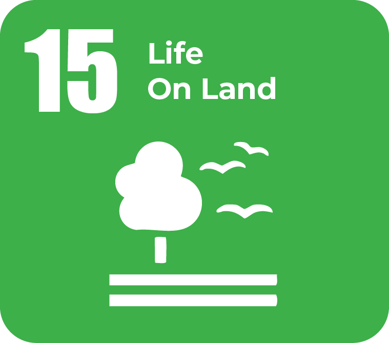 SDG 15 Life on Land icon representing protection of ecosystems and biodiversity